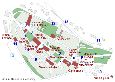 Map of Torgiano