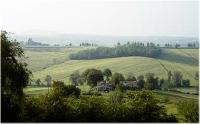 Le colline che cinrcondano Montefalco